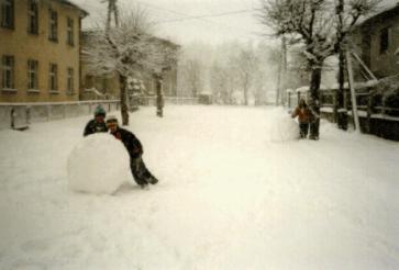 Pollnow - Kinder im Schnee